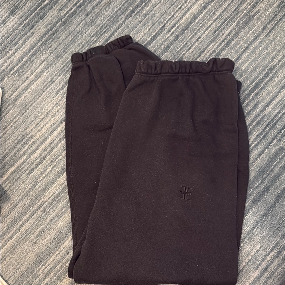 Eterne Black Sweatpants with Logo